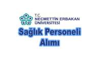 Necmettin Erbakan Üniversitesi  87 sağlık personeli alacak