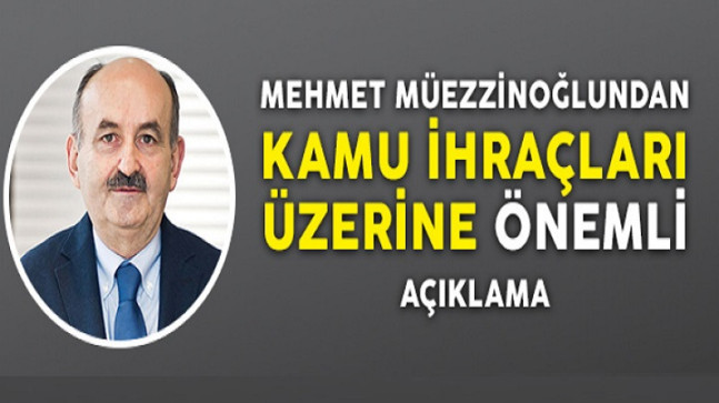 Bakan Müezzinoğlu kamuda ihraçlar hakkında açıklama yaptı